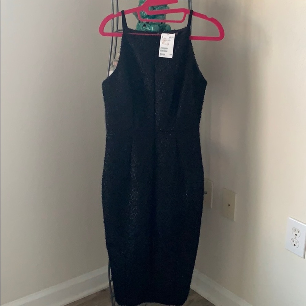 H&M Black Cocktail Dress Size 6 With Tags